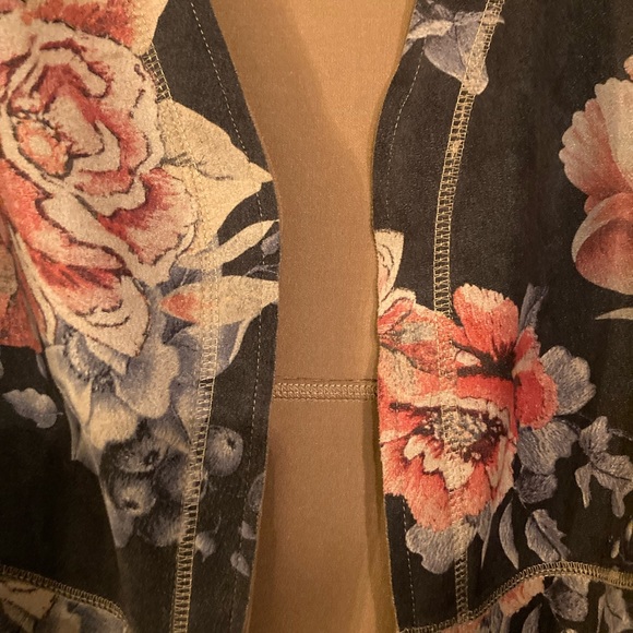 Solitaire for Anthropologie Faux Suede Duster - Picture 5 of 6